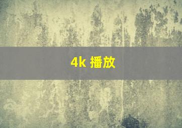 4k 播放